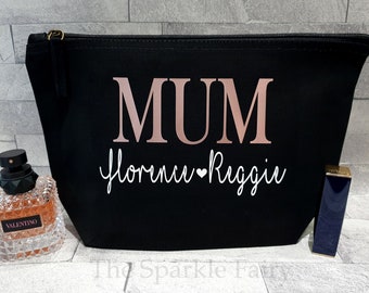 PERSONALISED MUM Make Up Bag, Travel Bag, Ladies Gift, Mother's Day, Birthday Present