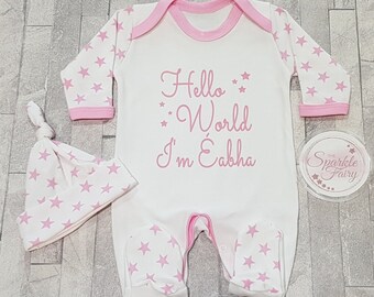 personalised coming home outfit