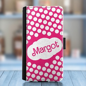 Doll Leather phone case personalized for Huawei, P30 P40, Mate 20 30 Pro on a custom PU wallet cover