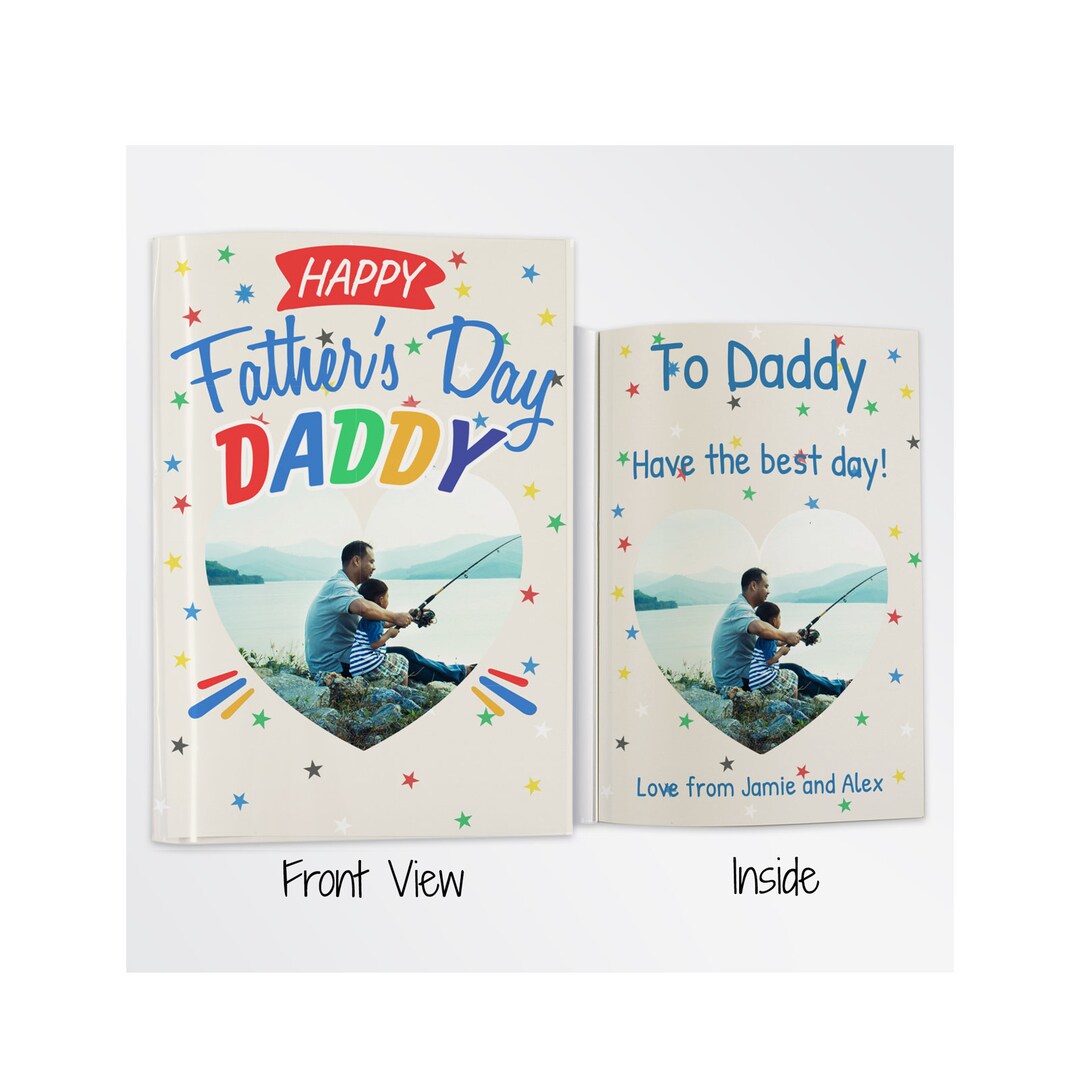 Large Personalised Fathers Day Card - Multiple Designs - Dino Baldi Dad ...