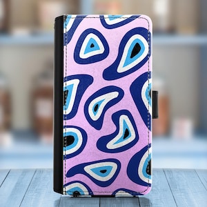 Étui en cuir Evil Eyes pour Nokia 6 7.1 8 9 pure view Lumia, Google Pixel 2, 3,4 5 XL sur une coque portefeuille en PU
