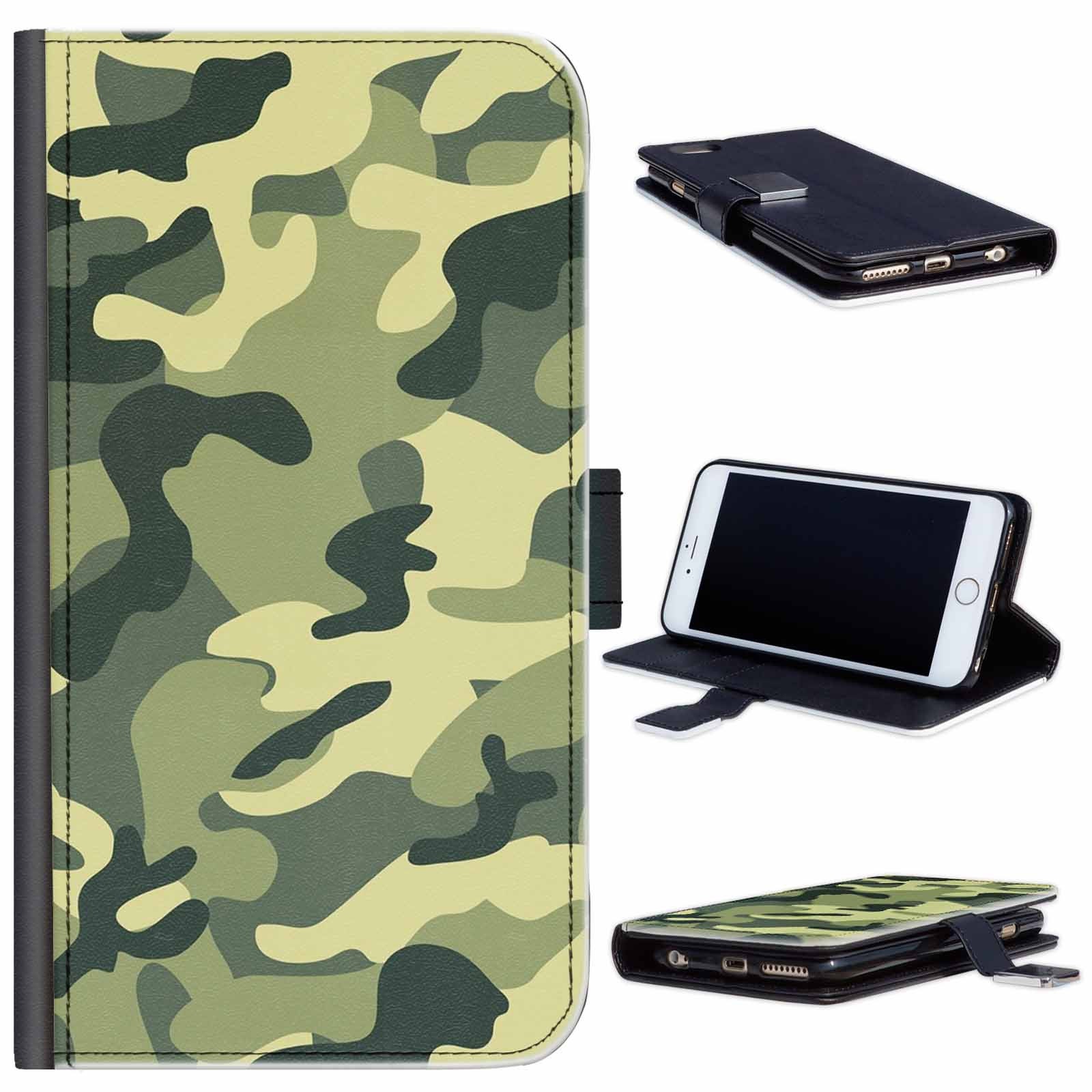 Camouflage Camo Leather Pu Wallet phone case cover for Huawei Etsy