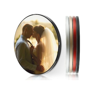 Personalised QI Wireless Charger compatible with Apple Iphone and Samsung phones Wedding Gift or gifts for him or her, stocking filler