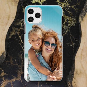 Funda de teléfono con foto personalizada fabricada en plástico duro para modelos Samsung Galaxy con foto personalizada