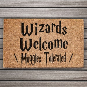Felpudo Harry Potter Muggles Welcome por 21,90€ –
