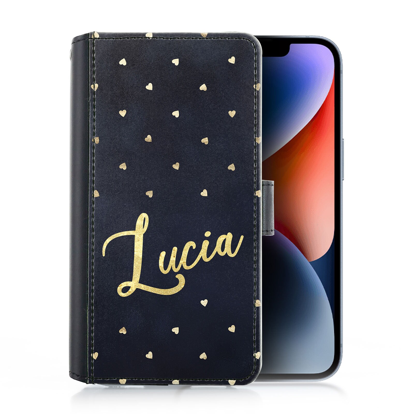 thumbnail image 2 of Personalized Photo Wallet Phone Case - Custom Front/Back, PU Leather, Kickstand, Card Slots For Most Phone Models 2 of 6