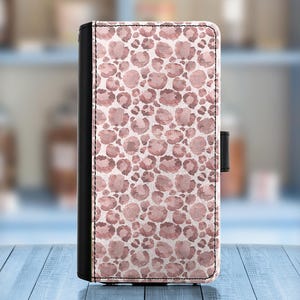 Rosa, Marine Leder Handytasche für iPhone 12,13,14,15 Pro mini und Max, Nokia, Alcatel auf einem Marmor, Ananas oder Flamingo PU Brieftasche Abdeckung