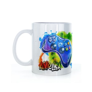 Personalised Gaming cup with custom name/ Initials
