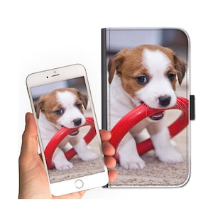 Personalised picture leather phone case for Motorola, Oneplus models, PU wallet cover with customised design