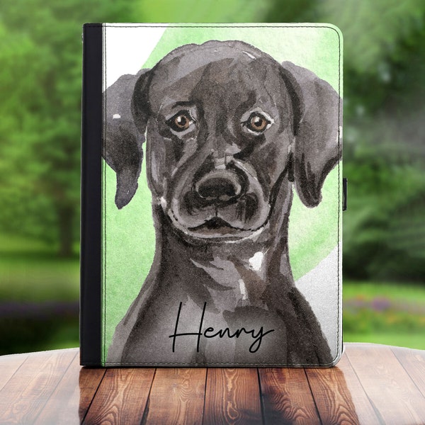 Personalised Universal Dog Pu Leather tablet case for Lenovo, Huawei, Nokia, Xiaomi, Samsung, Sony or Alcatel with a Flip Wallet 360 Swivel
