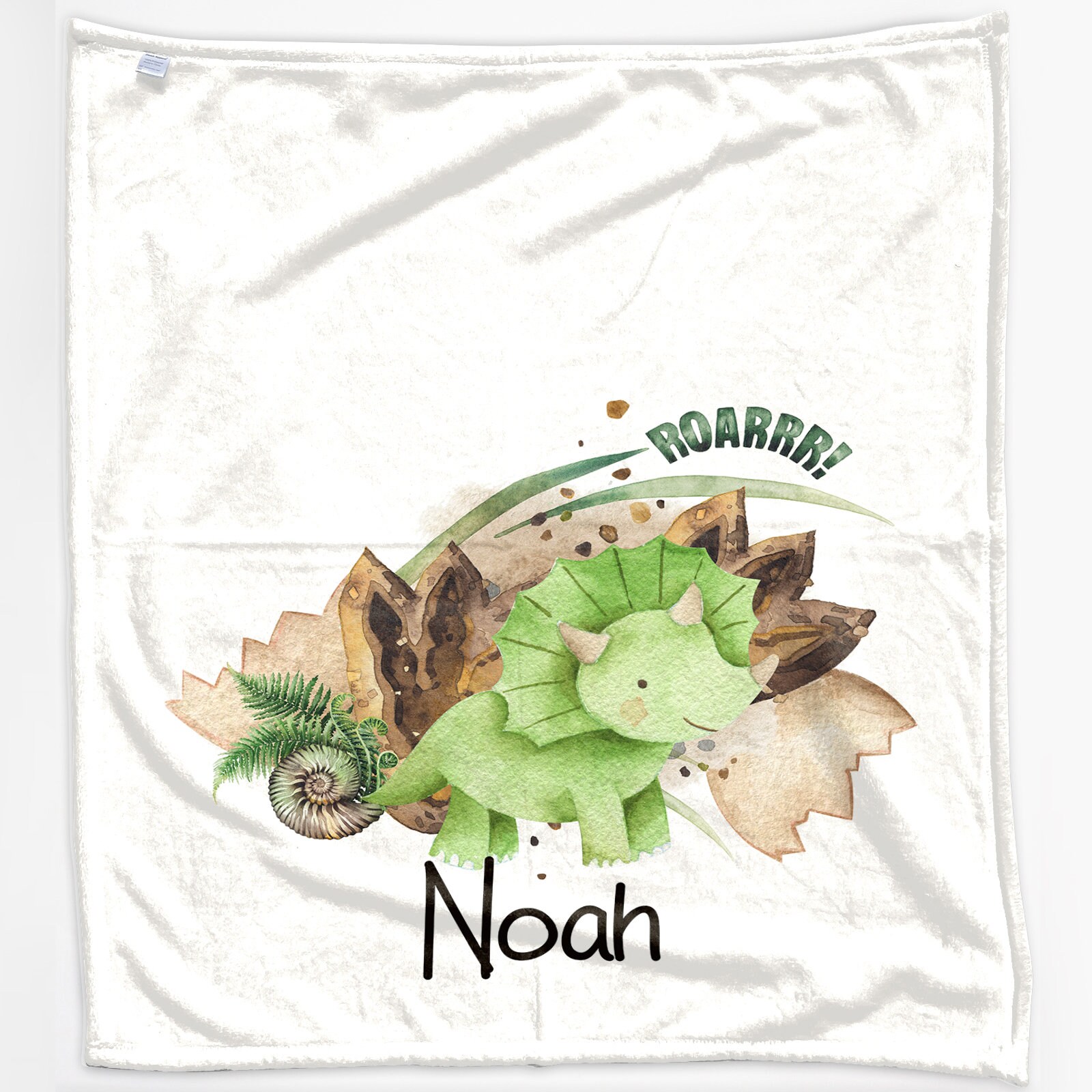 Personalisierte Decke Dinosaurier-Druck-Design | Etsy