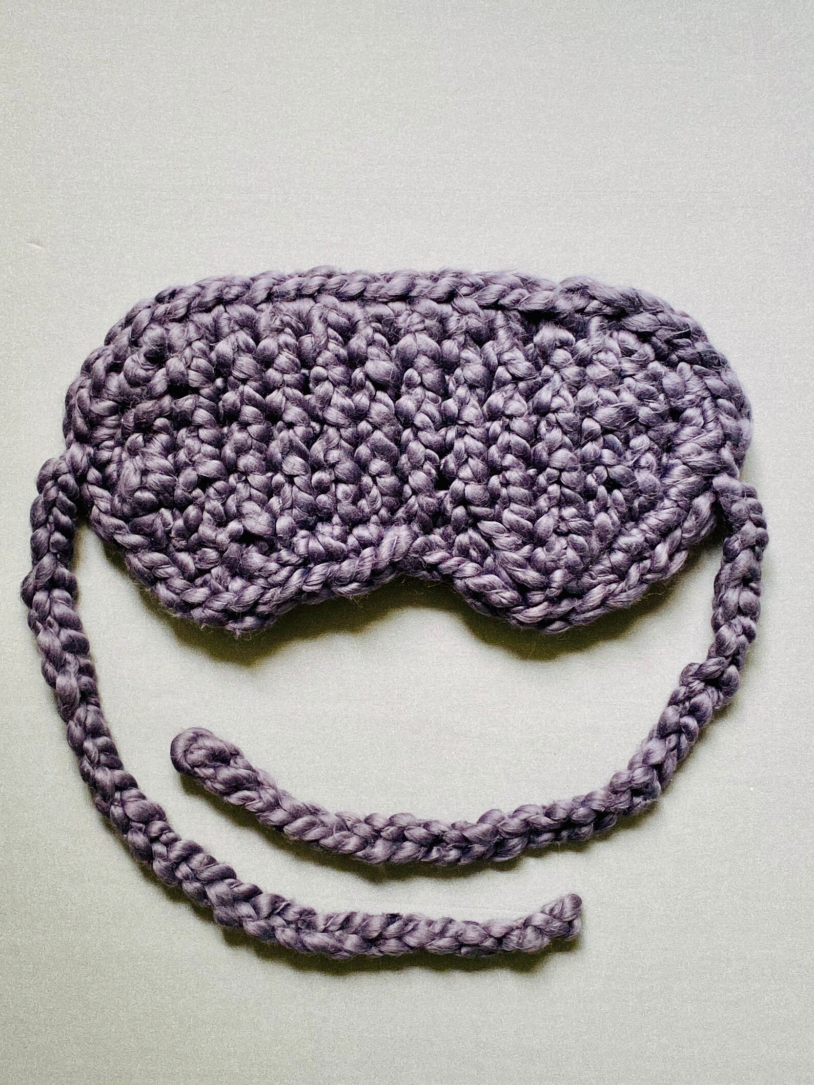 DIGITAL KNITTING PATTERN Plush Sleep Mask Etsy