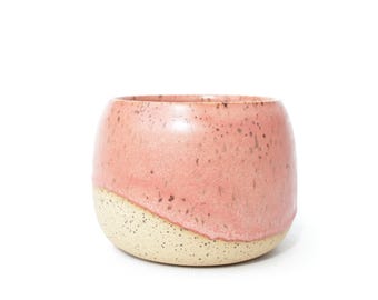 3.5" Pink Miniature Planter | Ceramic Handmade Succulent Plant Pot