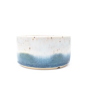 Handmade Satin Blue Ceramic Planter: Wheel Thrown Stoneware, 4.75" - Etsy