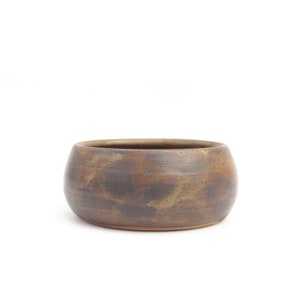 Brown Speckled Planter Pot 4" | Accent Display | Wheel Thrown Stoneware Ceramic Planter with Drainage | Small Batch Handmade Texas Pottery