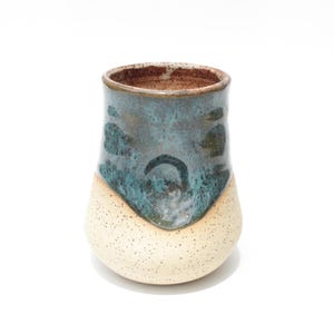 Ceramic Thumb Tumbler Cup | Artisan Kiln-fired Pottery Gifts for Friends | Small-batch Clay Pots Made in Texas USA | Ready to Ship Gifts