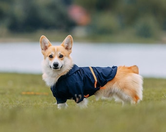 Waterproof Dog Raincoat - Lightweight, Reflective, and Adjustable Rain Jacket for Dogs, Available in Various Sizes and Colors