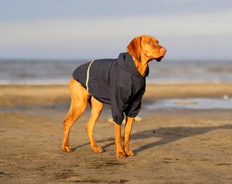 Dog Raincoat – Stylish Dog Jacket - Windproof Dog Clothes - Lightweight Dog Coat, Dog Outfit - Dog Clothing - Dog Lover Gift