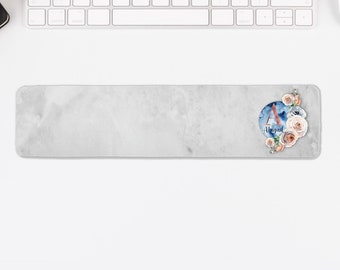 Moon Flower Clavier personnalisé Wrist Rest Desk Accessories - Floral Moon Custom Laptop Rest Gift for Her Gift for Healer- Moon Child Gift