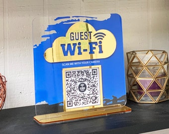 Wifi QR Code business sign