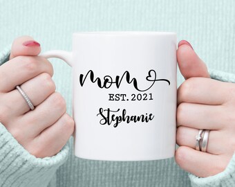 Personalized Mom Mug Christmas Gifts for Her-Coffee Mug Gift for Mom-Personalized Gifts Mugs Best Gift For Her-Anniversary Gifts for New Mom