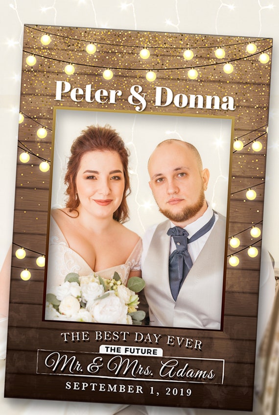 Wedding photo 2024 frame prop
