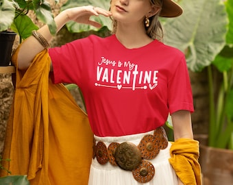 Valentine's Love and Style: Women's T-Shirt Featuring Jesus