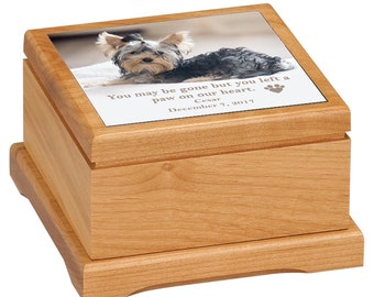 Need a Pet Loss Gifts, our Pet Memorial, Dog Memorial is a great Pet Sympathy Gift. Beautiful Cremation Urn Memorial Gifts Pet Urn, Dog Urn