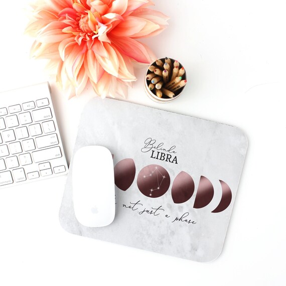 Personalized Zodiac Mouse Pad Home Office Decor Astrology MousePad Desk Accessories Coworker