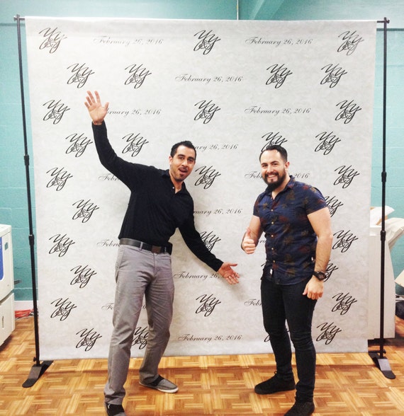 Download Custom Step And Repeat Backdrop Banner 8x8 With Hardware Etsy