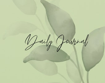 Natural Vintage Journal Digital Download