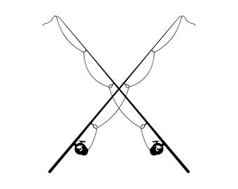 Download Fishing pole svg | Etsy