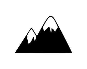 Download Mountain Svg Snow Etsy