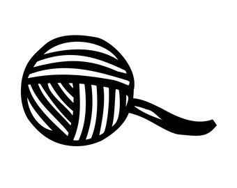 yarn ball svg etsy