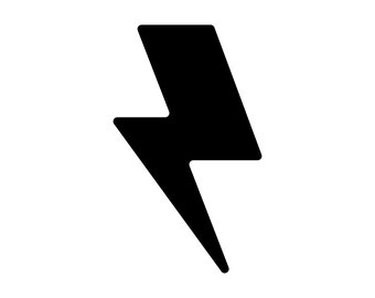Download Lightning bolt svg | Etsy