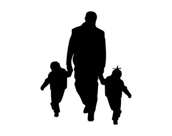 Free Free 270 Father Holding Son And Daughter Hand Svg SVG PNG EPS DXF File