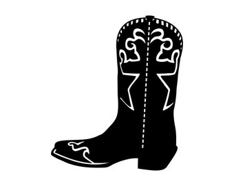 Download Cowboy boots svg | Etsy