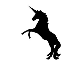 Einhorn silhouette | Etsy