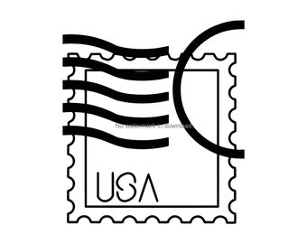 Download Postage Stamp Svg Etsy 3D SVG Files Ideas | SVG, Paper Crafts, SVG File