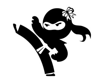 Download Ninja silhouette | Etsy