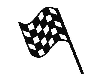 Download Checkered flag svg | Etsy