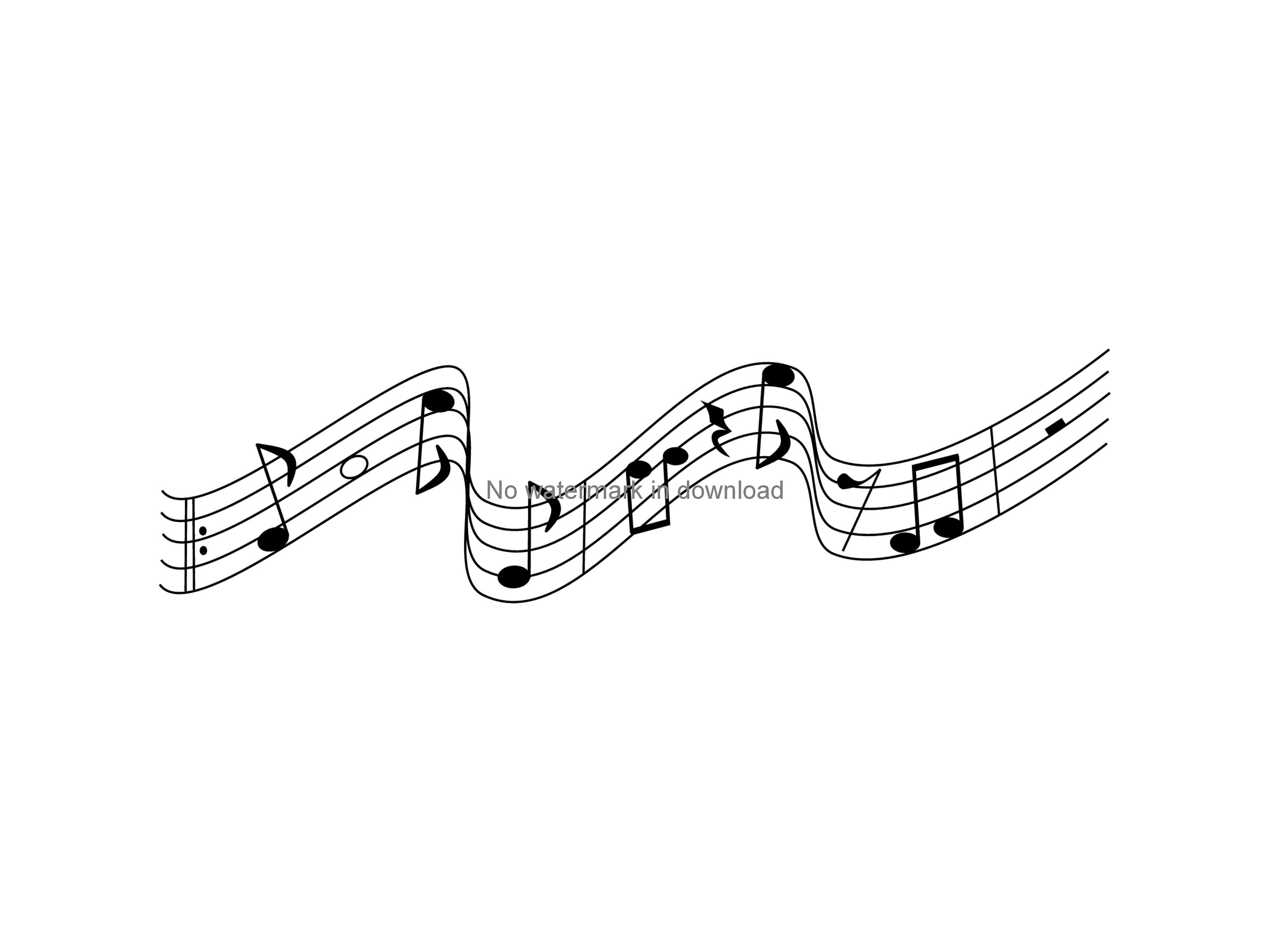 Musical Notes Clip Art Transparent Background