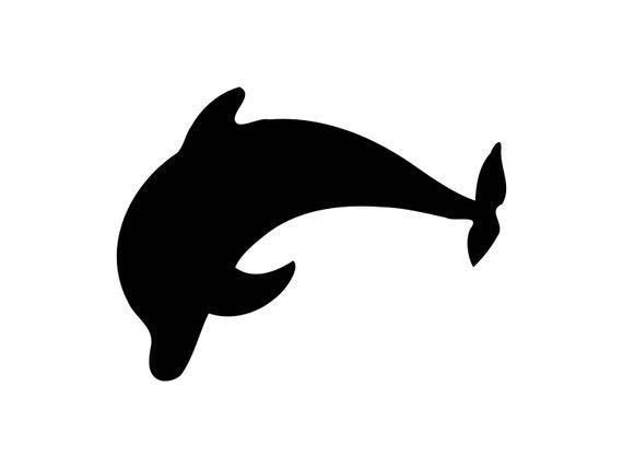 Download Dolphin Svg Dolphin Clipart Silhouette Dolphin Svg File Etsy
