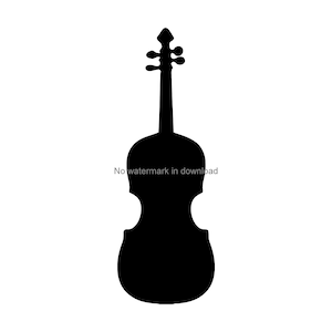 Cello SVG Cut File: Music Instrument Clipart (Digital Download)