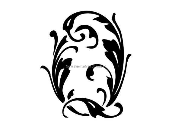 Download Letter Q Monogram Svg Q Swirl Monogram Script Font Svg Etsy