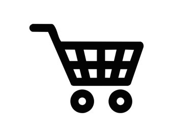 Carrello della spesa SVG DXF PNG: file di taglio del design della maglietta (download digitale)