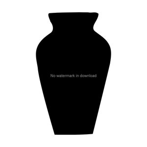 Vase Plotterdatei, Vase Dxf, Vase Silhouette, Silhouette Svg, Vase Silhouette Svg, Vase Iron On Svg, Vase Clip Art Svg