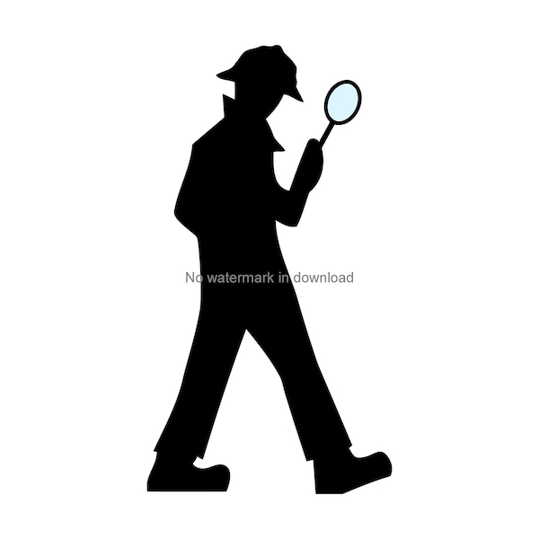 Detective Jpeg, Detective Png Digital File, Detective Svg Jpg Png, Detective Svg Vector, Detective Svg Template, Detective Vector Image