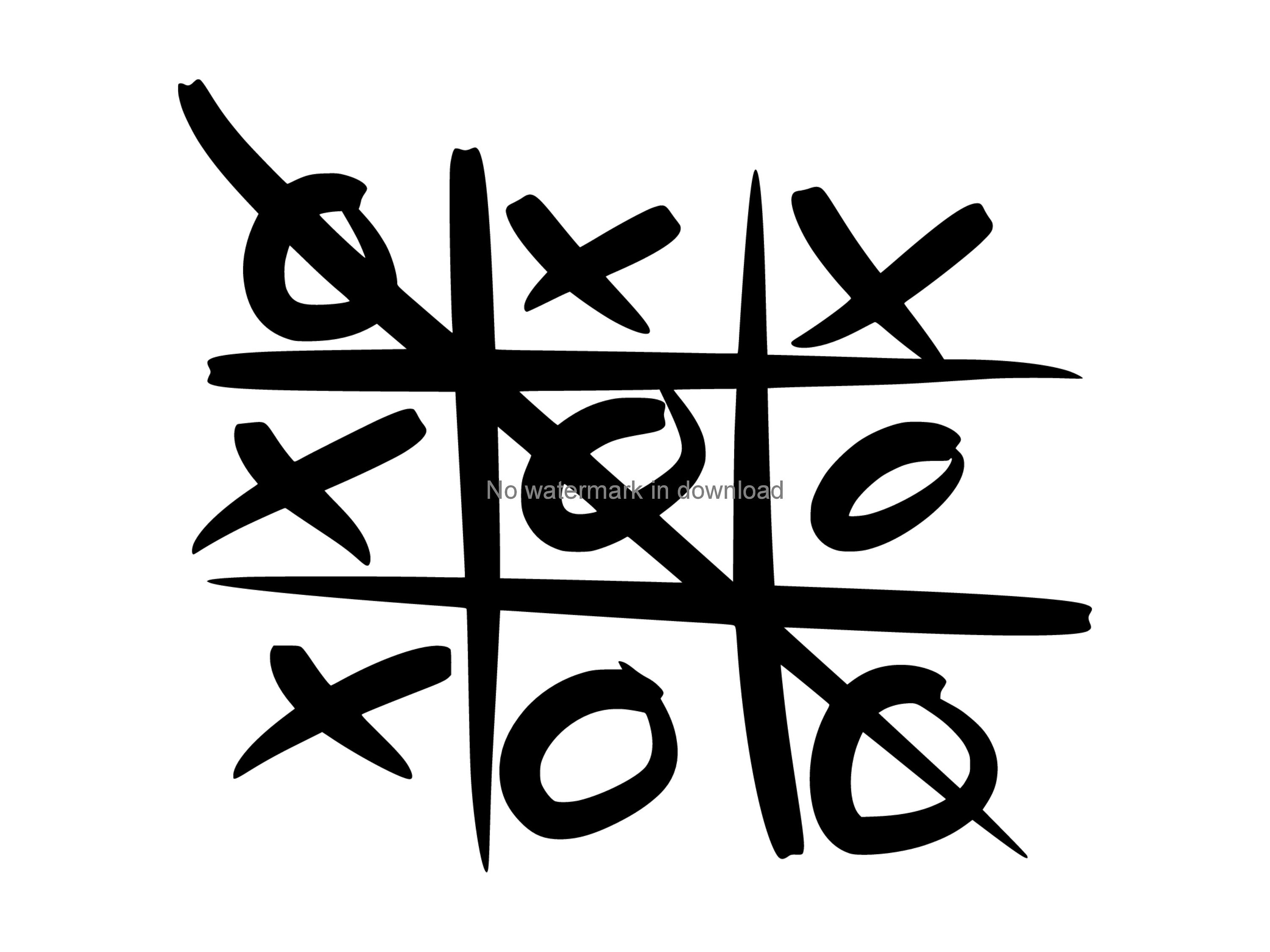 Tic Tac Toe Board - Openclipart