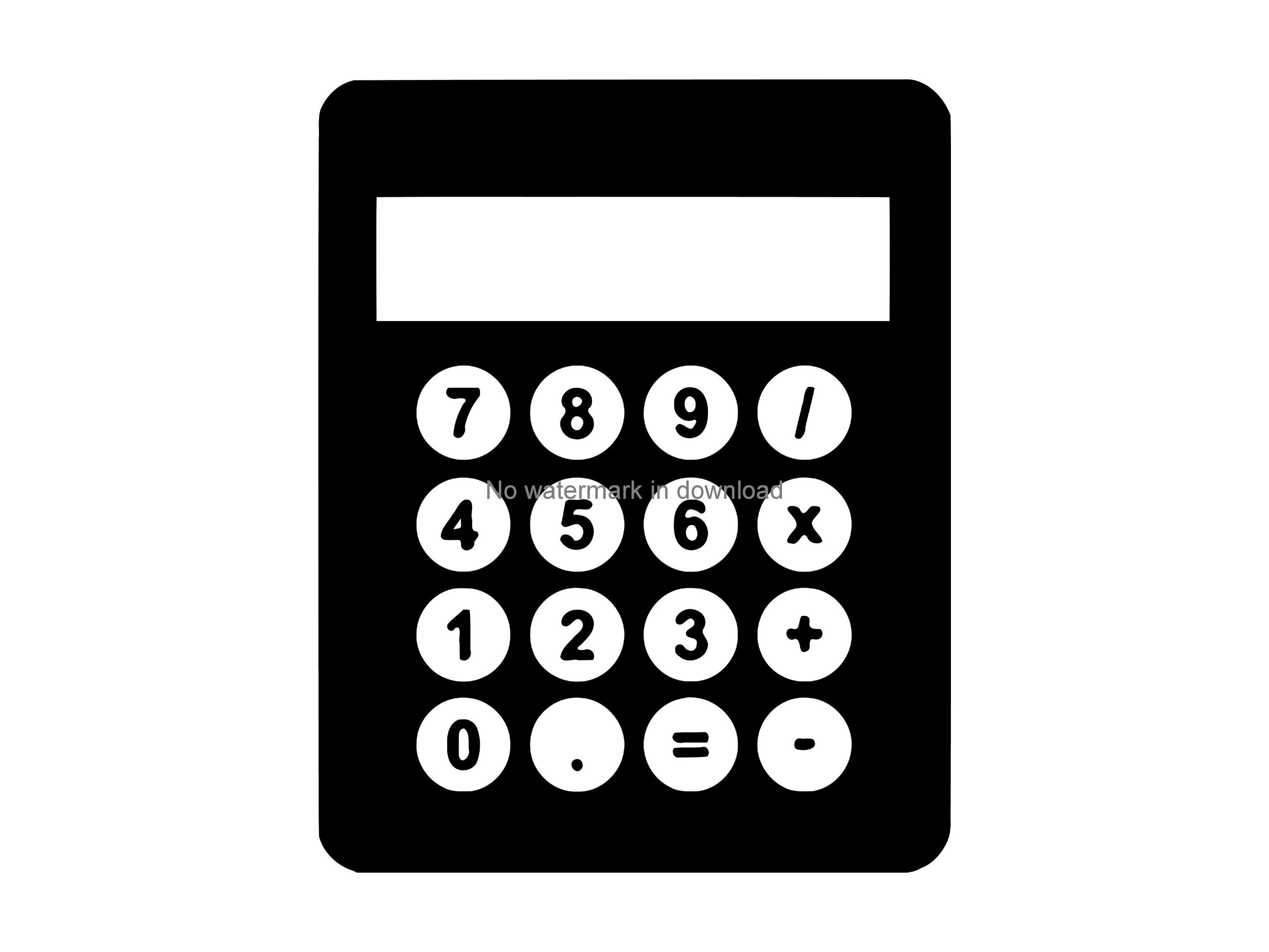 clip art calculator